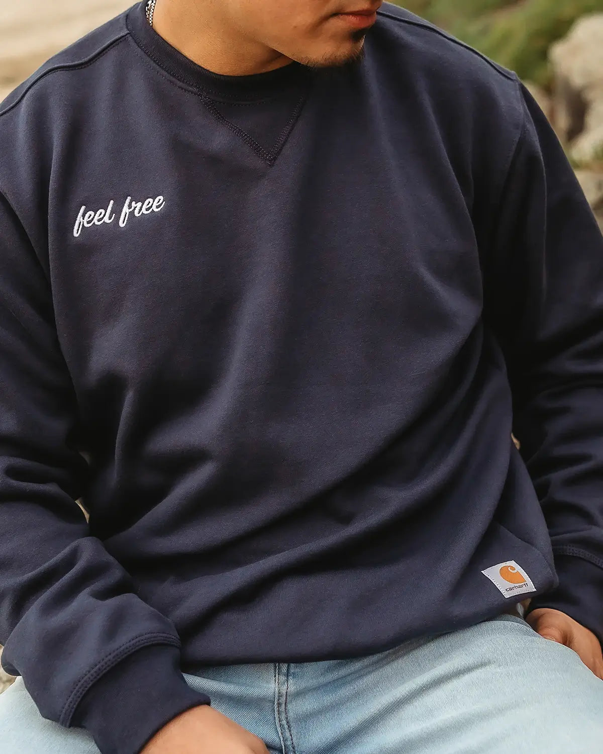 feel free Carhartt Crewneck Sweatshirt